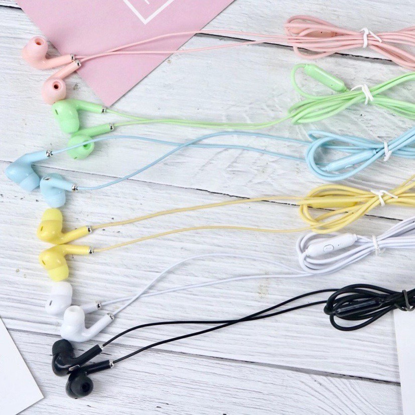 【33LV.ID】HEADSET MACARON U28 - HEADSET JACK 3.5 WARNA WARNI U28 SUPERBASS PACK DUS