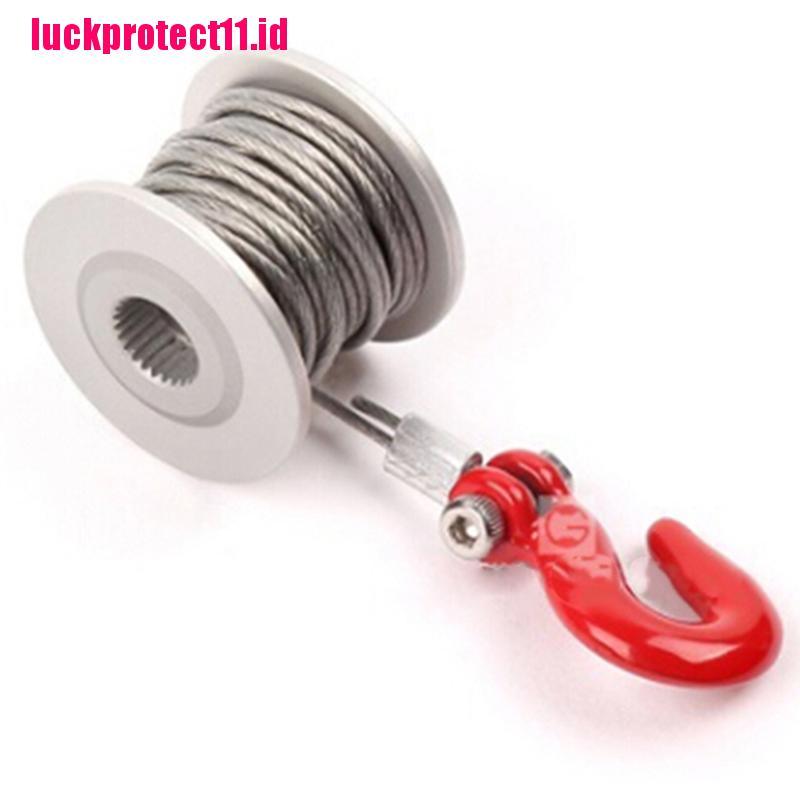 Lucktoy Servo Winch Wheel 25t Untuk 1 / 10 Rc Crawler Car Trx4 Axial Scx10