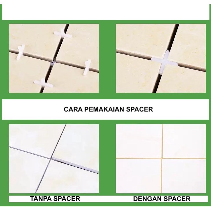 ALAT BANTU PEMASANGAN KERAMIK GRANIT MARMER PERATA LEVELLING PENGGARIS SPACER