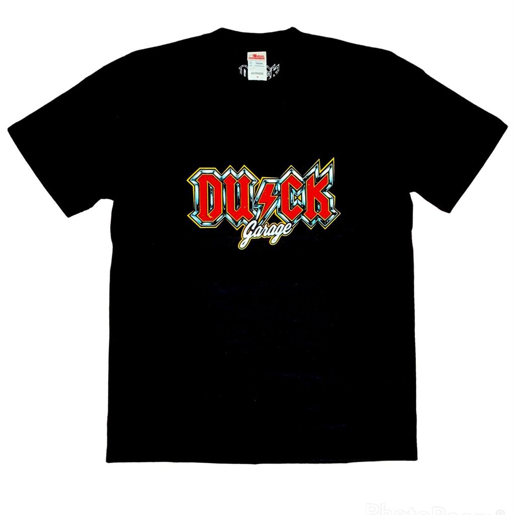 T - Shirt Kaos Ducks Garage Logo PETIR