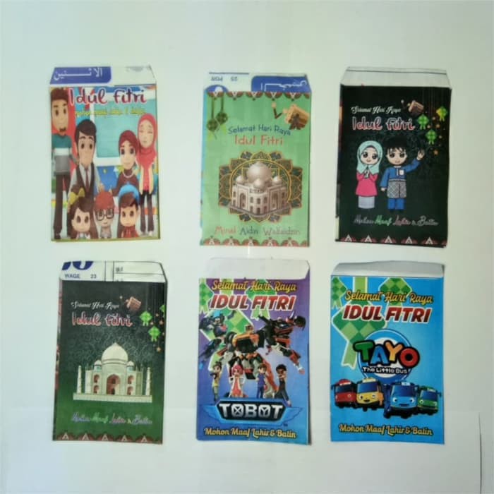 

SALE AMPLOP lebaran Karakter Cwew/CW 1pak Isi 100pcs B0095