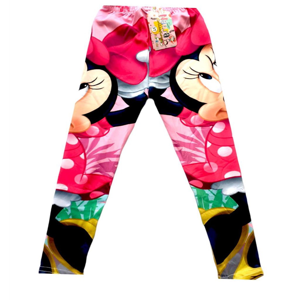 LEGGING ANAK MOTIF MINNIE MOUSE 1TH-5TH/ CELANA LEGGING ANAK / TERLARIS LEGGING MOTIF