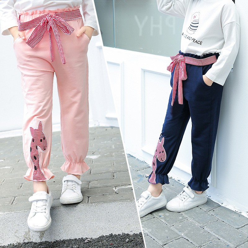 HappyOliver GIRRAFE CAPE PANTS celana jerapah anak perempuan jogger katun impor