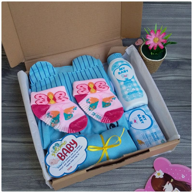 paket hemat sambang bayi/hampers bayi/kado lahiran