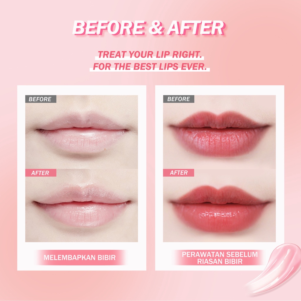 [NEW FORMULA] BNB barenbliss Butter Rush Vitamin Lip mask Moisturizing Lip Balm「Masker Bibir Cerah」