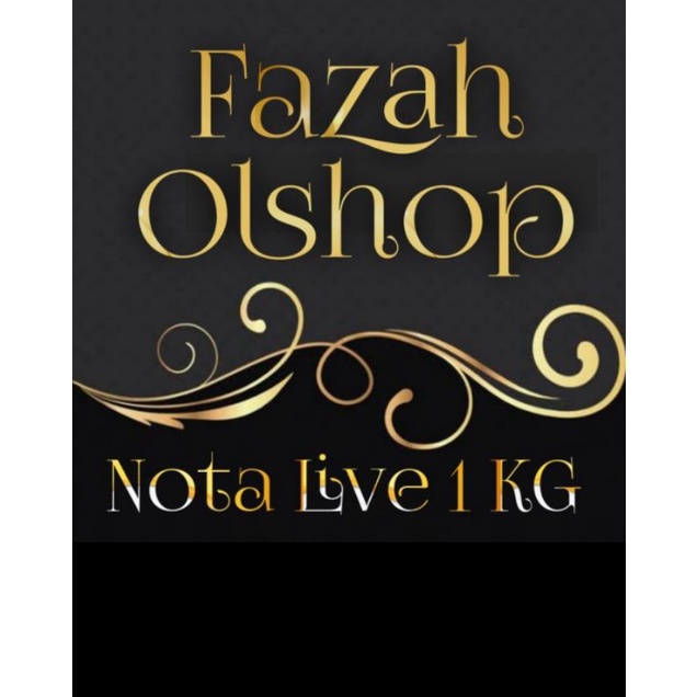 Nota live gamis 1kg 2gamis