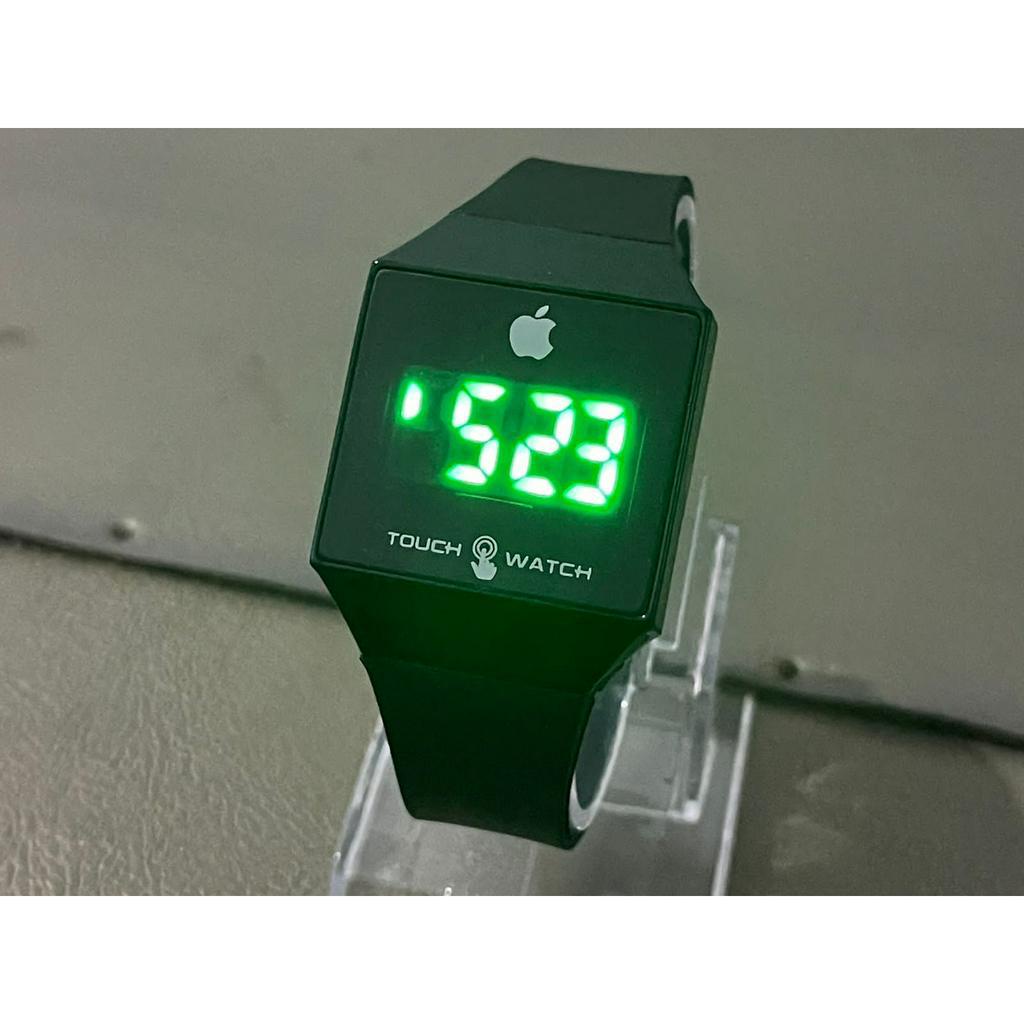 (KW) Jam Tangan Digital Pria/Wanita Rubber Segi LK-14 Cowok Cewek