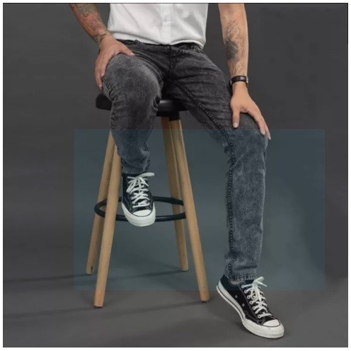 CELANA JEANS PRIA PULL&BEAR FULL BLACK SKINNY PULLANDBEAR PULL & BEAR PULL AND BEAR CELANA SLIMFIT