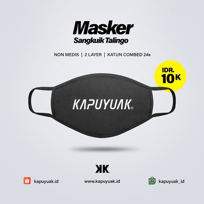 Masker Sangkuik Talingo (Cantel Kuping) Ori Kapuyuak | Shopee Indonesia