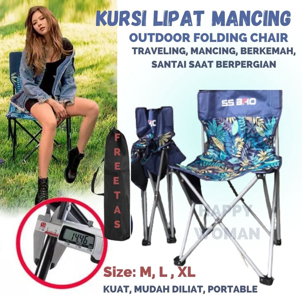 Kursi Lipat Outdoor Portable Kursi Gunung Kursi Sauna Bangku Mancing Kursi Camping