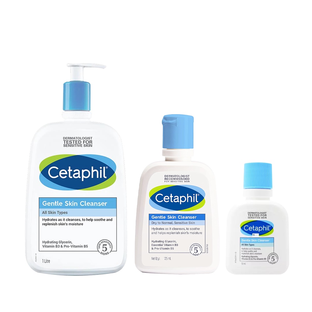 ❤ BELIA ❤ CETAPHIL 250 mL 500 mL 1 Liter Gentle Skin Cleanser 250mL 500mL 1000ml