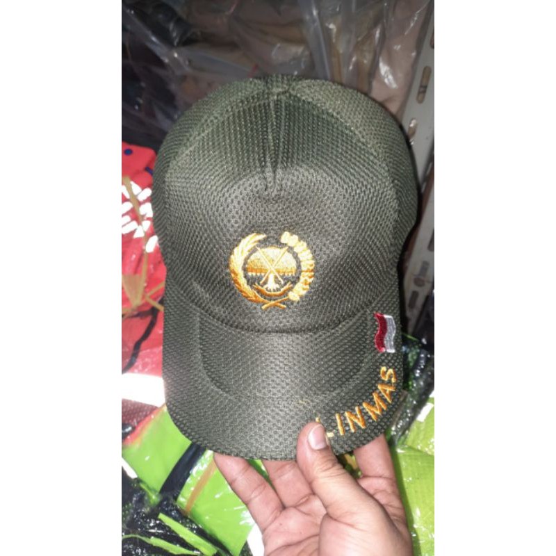 TOPI LINMAS BORDIR