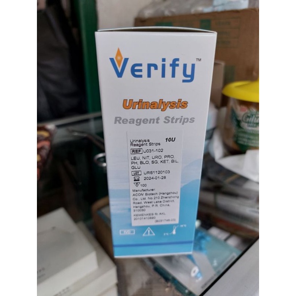 verify urinalysis strip protein urine 10 parameter