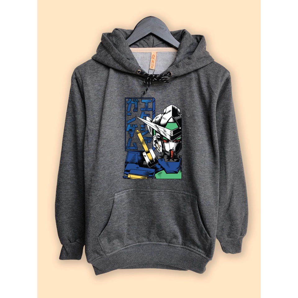 Jaket Hoodie Anime Gundam Exia Japan GN 001