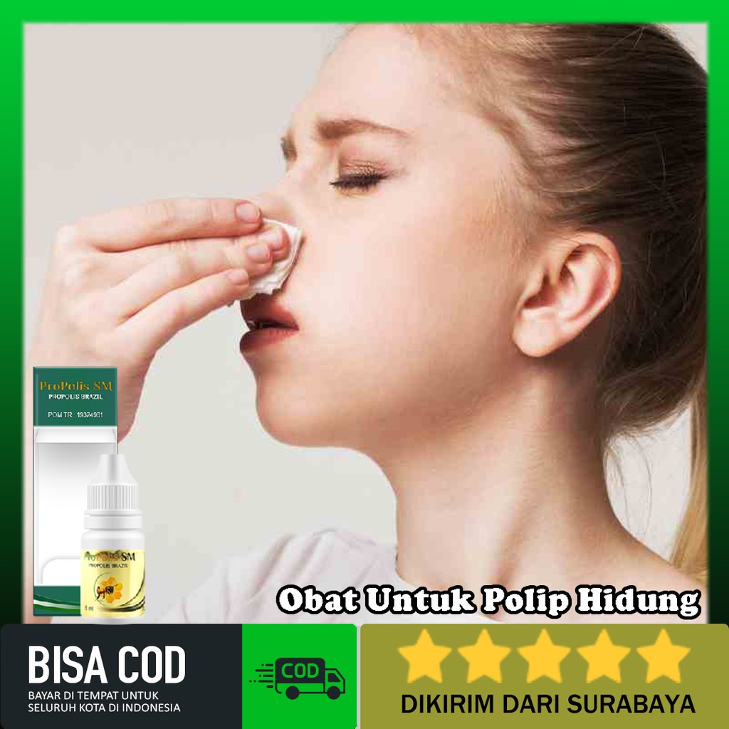 Obat Untuk Polip Hidung, Benjolan di Hidung Tersumbat Propolis SM Aman Untuk Anak & Dewasa