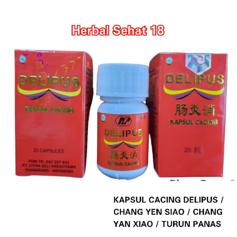 

KAPSUL CACING DELIPUS / CHANG YEN SIAO / CHANG YAN XIAO / TURUN PANAS