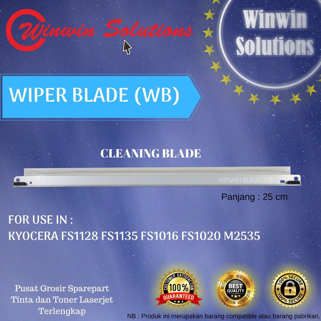 Wiper Blade WB FS1135 M2535 1135 2535 Drum Cleaning Blade