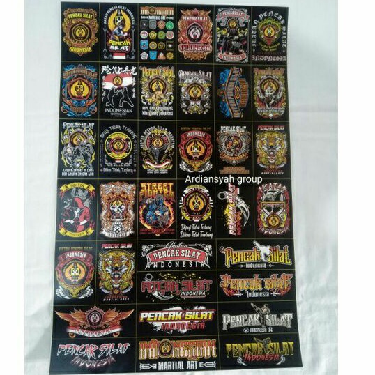 

STIKER PENCAK SILAT MURAH (10 BIJI) STIKER IPSI VINYL