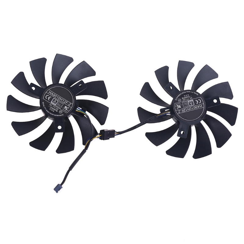 Bt 1pasang HA9010H12F-Z 4Pin Cooler Fan Pengganti Untuk MSI GTX 1060 1660Ti Rtx2060