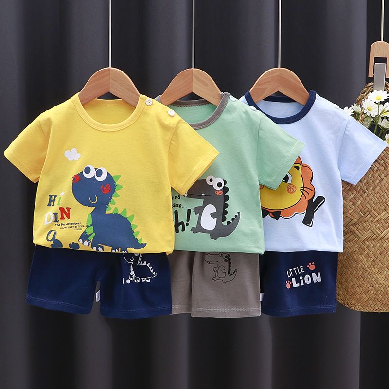 BAJU PAKAIAN STELAN ANAK DAN BAYI PENDEK IMPORT CEWEK COWOK HALUS ADEM MURAH LUCU 1 TAHUN 2 TAHUN