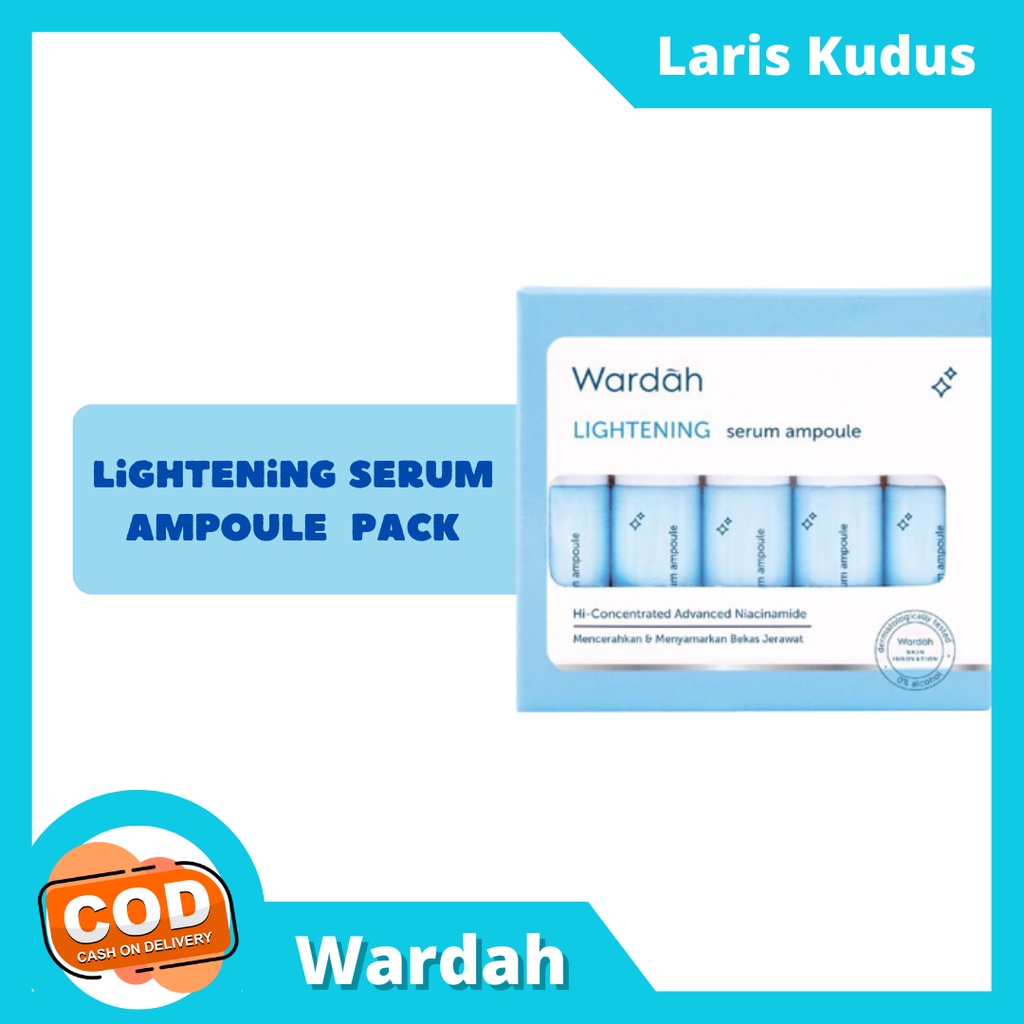 Wardah Lightening Serum Ampoule 5x5/Wardah Lightening Serum Pack/Wardah Serum Lightening/Wardah Seru