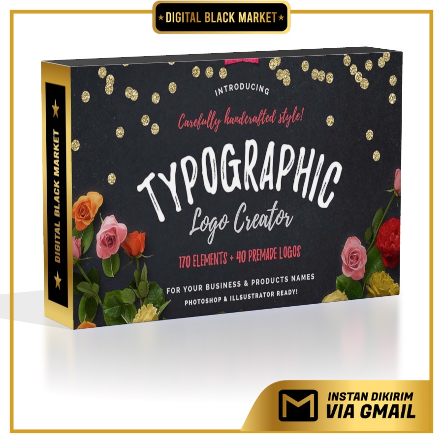 Typographic Logo Creator Mega Bundle - Photoshop &amp; Illustrator