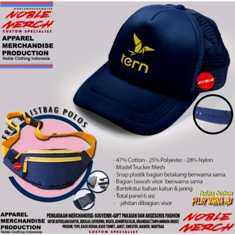 Trucker + Waist Bag, Tern / Tern Bike