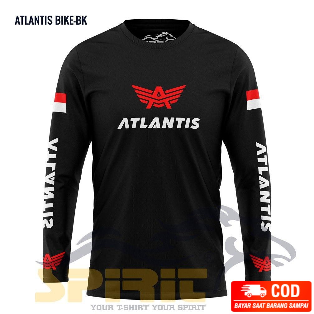 BISA COD kaos distro sepeda atlantis gowesan santai satuan grosiran pria wanita