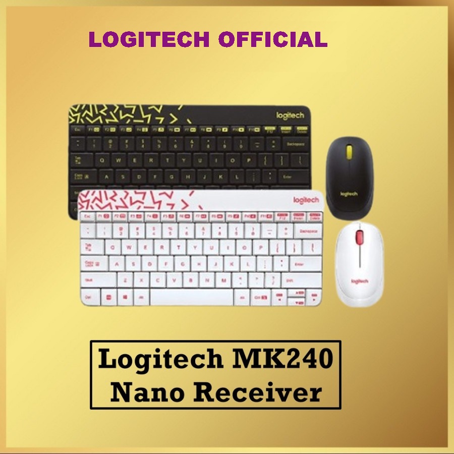 Logitech Wireless Mouse Keyboard MK240 / Combo / MK 240 nano receiver