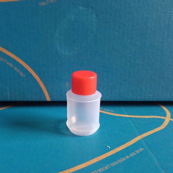 Botol Plastik 10ml Tutup Merah