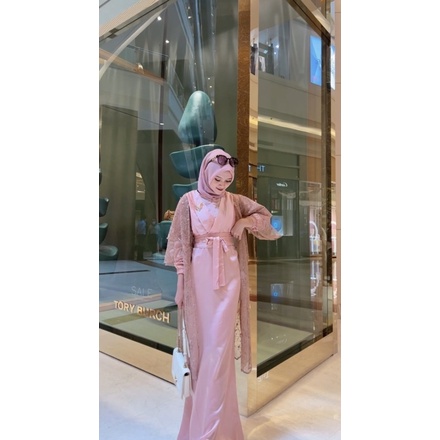 dress in silk