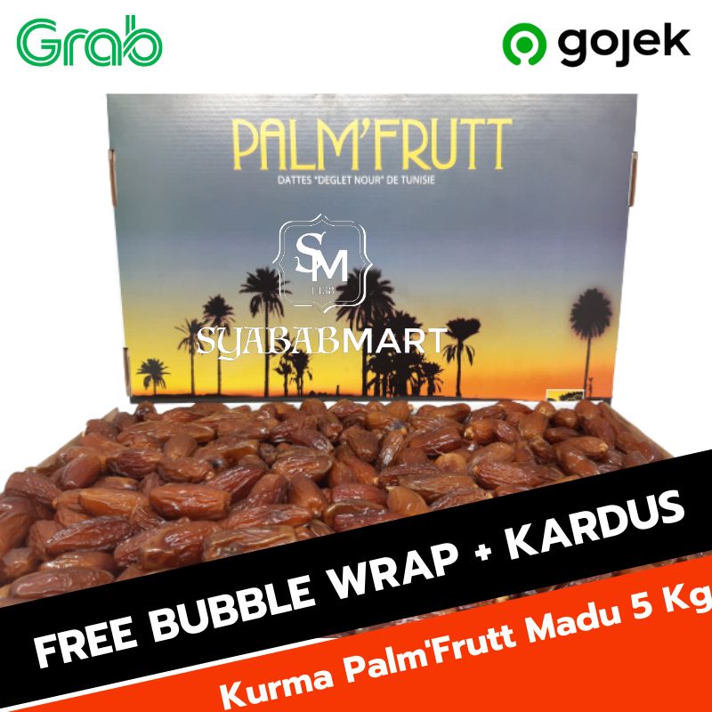 

Kurma Palm Frutt Non Tangkai 5 Kg Premium / Palm Fruitt Madu / Palm' Frutt Tunis Madu / Oleh-oleh Haji Dan Umroh