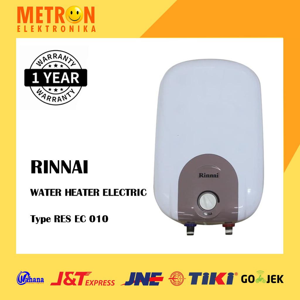 RINNAI RES EC 010 - VERTIKAL - WATER HEATER ELECTRIC 10 LT / PEMANAS AIR / RESEC010