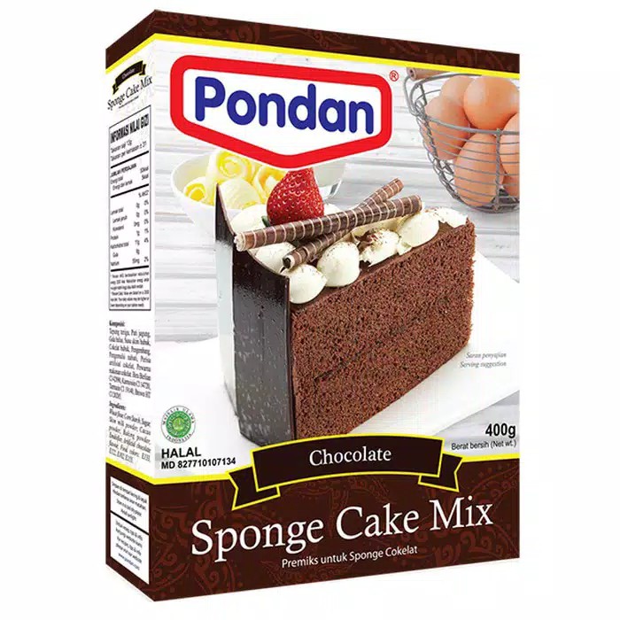 

Pondan Sponge Cake Mix 400gr