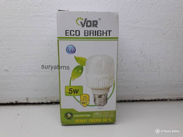 Lampu LED VDR eco bright 5w