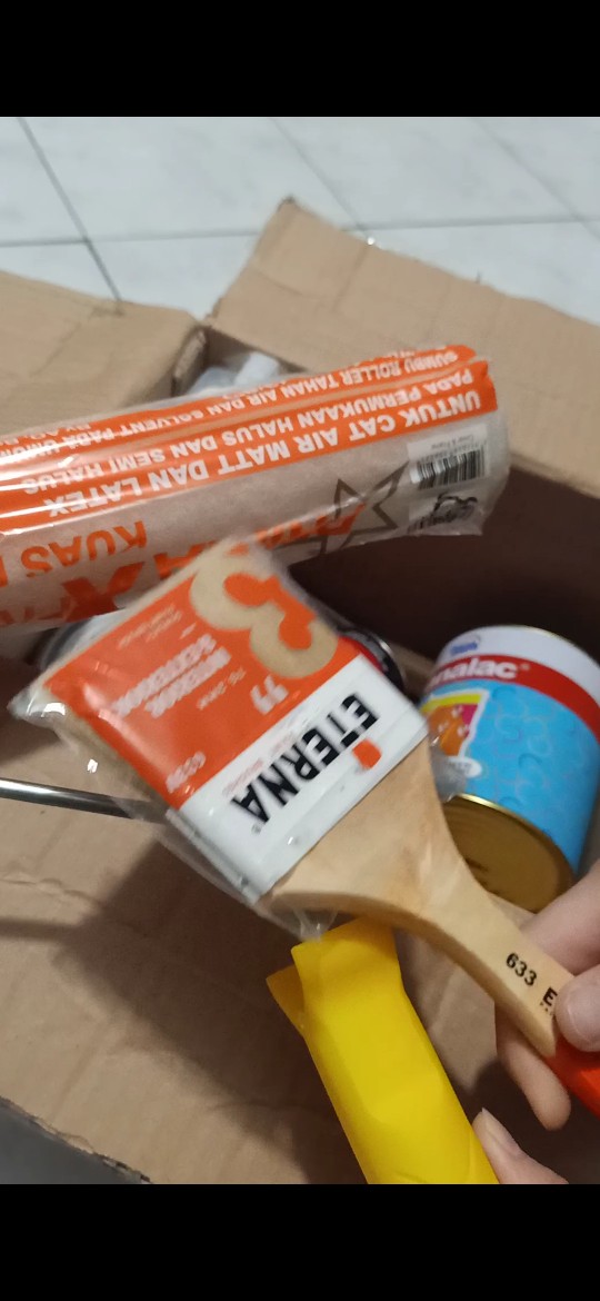 Cat Kayu Dan Besi Danalac White 083 - 0001