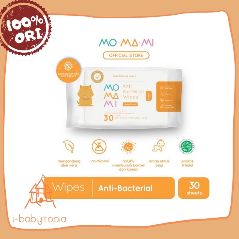 Momami Antibacterial Wipes