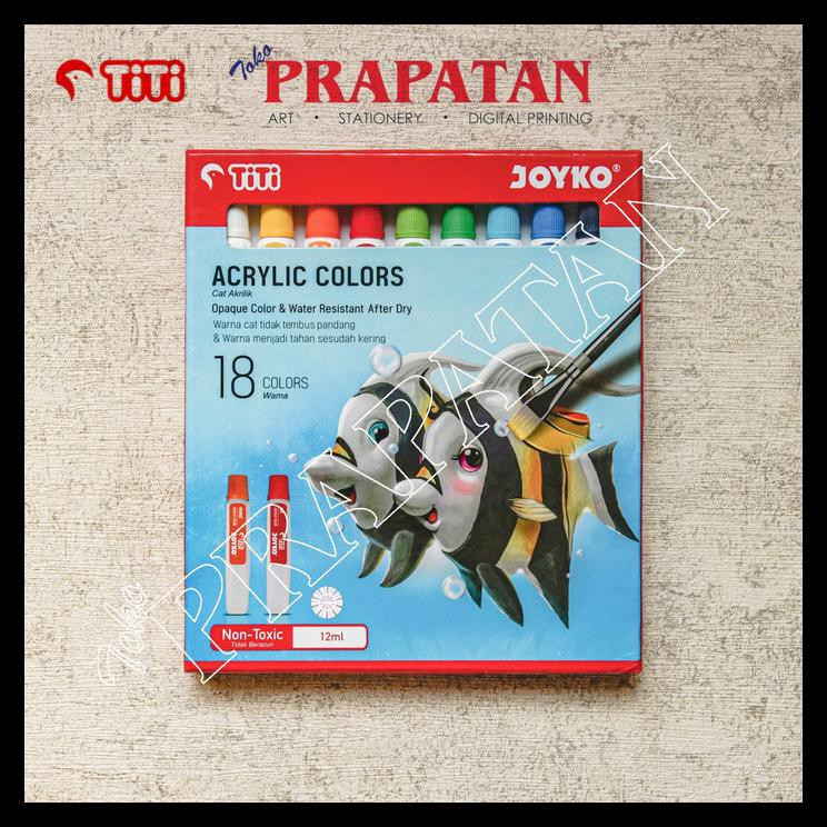 

Promo Acrylic Color / Cat Akrilik Titi 18 Warna