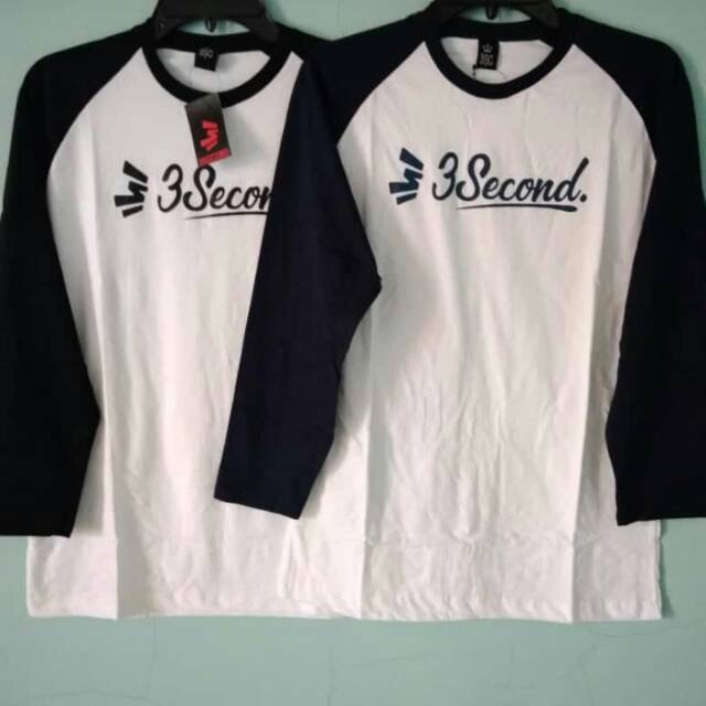 Kaos 3second lengan panjang