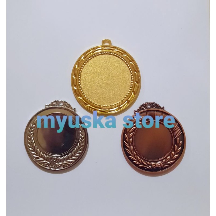 Medali Satuan Logam Emas Perak Perunggu