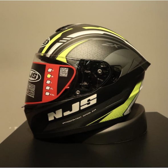 HELM FULL FACE NJS ZX-1 SPECTER MOTIF