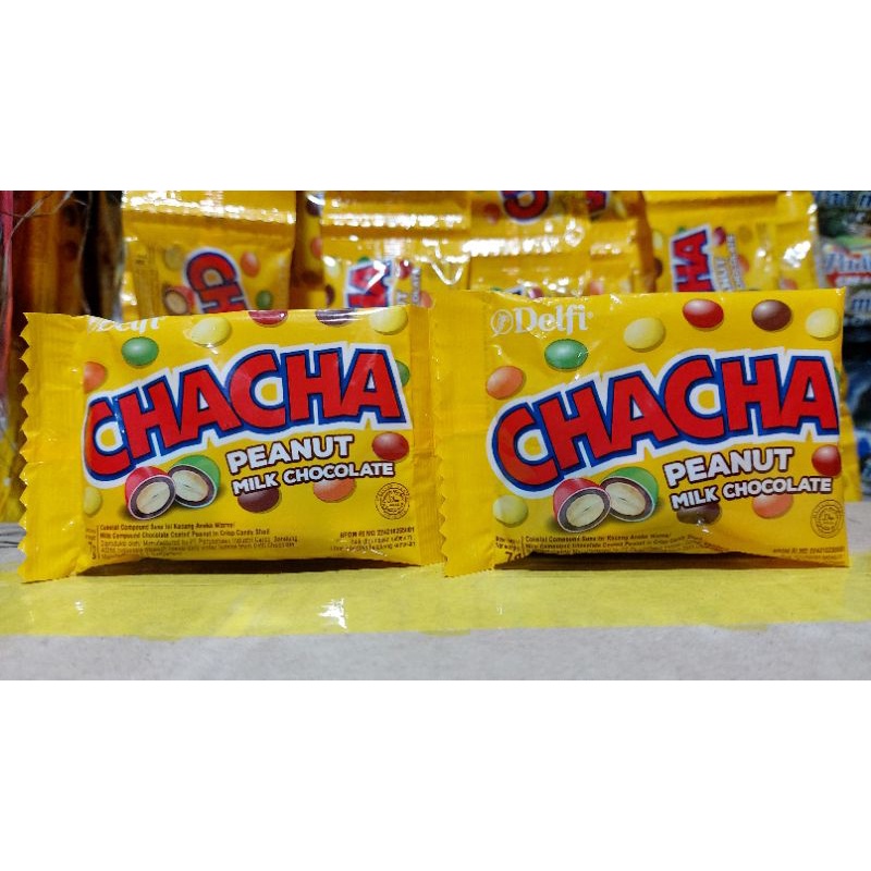 

Delfi Cha Cha Peanut Milk Chocolate 7 gr isi 10 bungkus