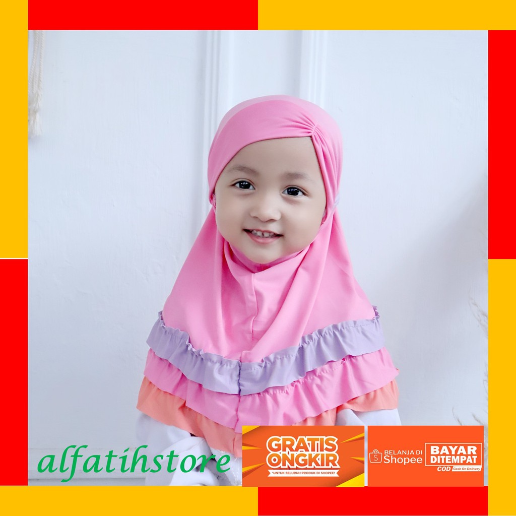 TOP PRODUK JILBAB ANAK GOTIK PELANGI / JILBAB ANAK LUCU / HIJAB ANAK MURAH / KERUDUNG ANAK PEREMPUAN KERUDUNG ANAK BAYI PEREMPUAN JILBAB ANAK 2 TAHUN HIJAB ANAK BAYI TERBARU