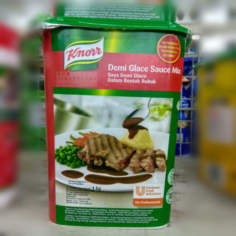 

Saus Steak Spaghetti Demi Glace Sauce Mix Knorr 1 KG