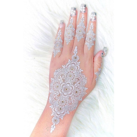 Henna instan free Glitter 1pcs untuk 1 tangan