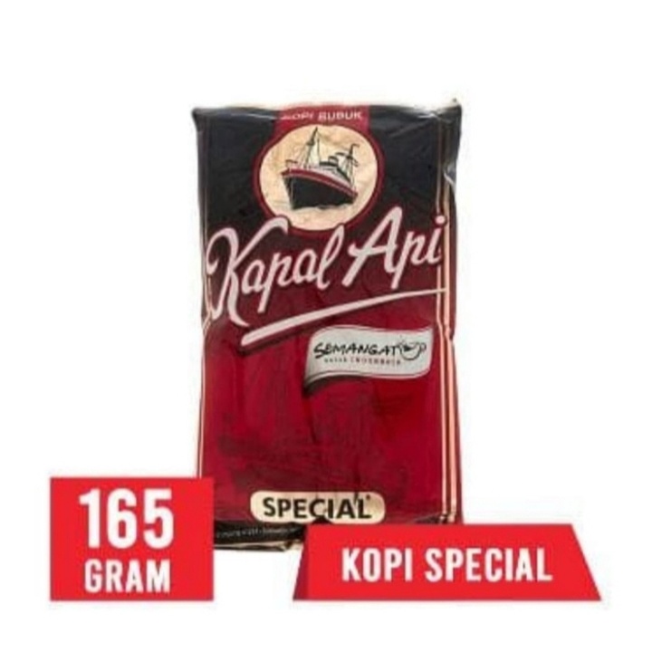 

Kopi Bubuk Kapal Api Spesial 160gr [1pcs]