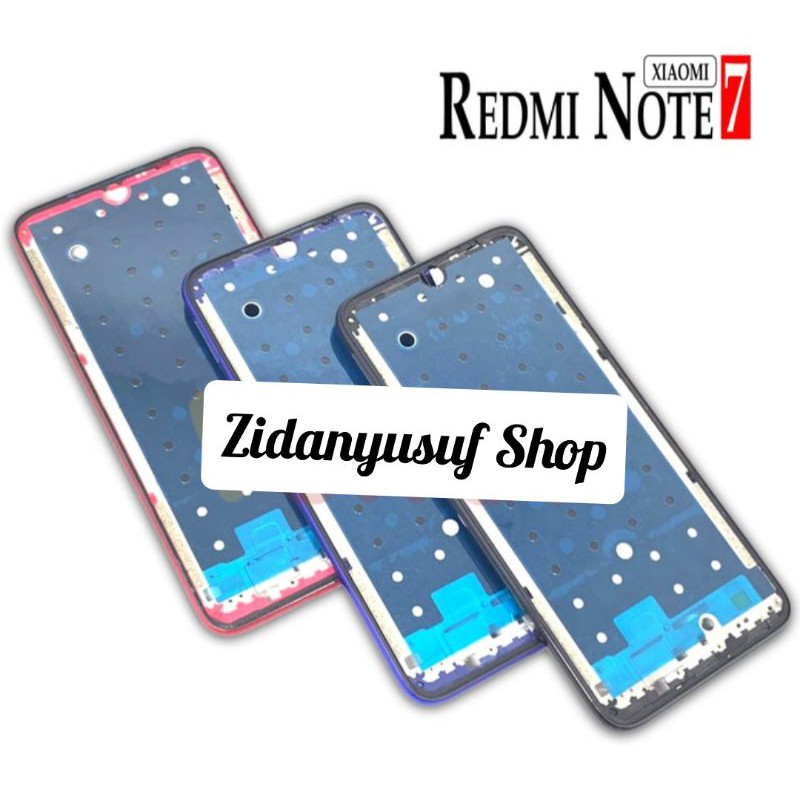 FRAME TULANG TENGAH TATAKAN DUDUKAN LCD XIAOMI REDMI NOTE 7 ORIGINAL