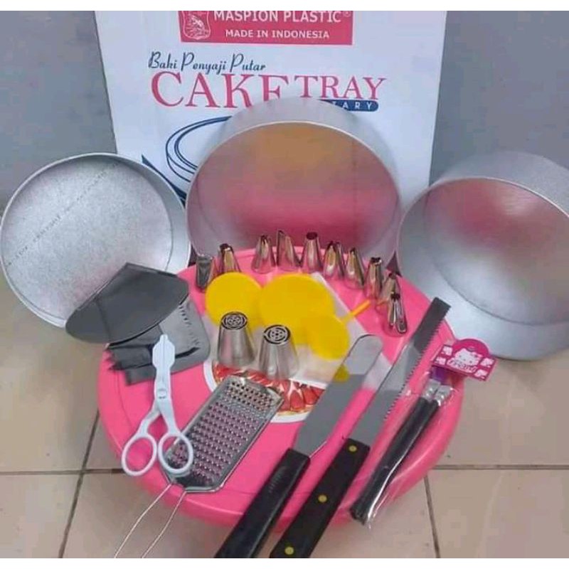 PAKET DEKORASI KUE TART / SET 57 PAKET DEKORASI KUE ULANG TAHUN / PAKET DEKORASI KUE PERNIKAHAN