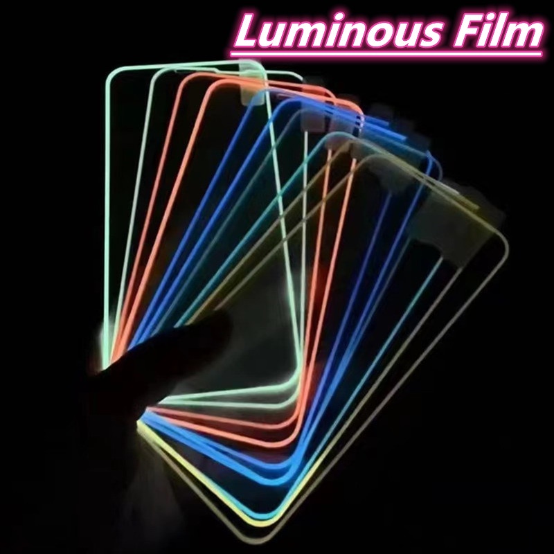 Pelindung Layar Tempered Glass HD Luminous Untuk IPhone 13 12 11 Pro MAX X XR XS MAX 6 6S 7 8 PLUS SE 2020