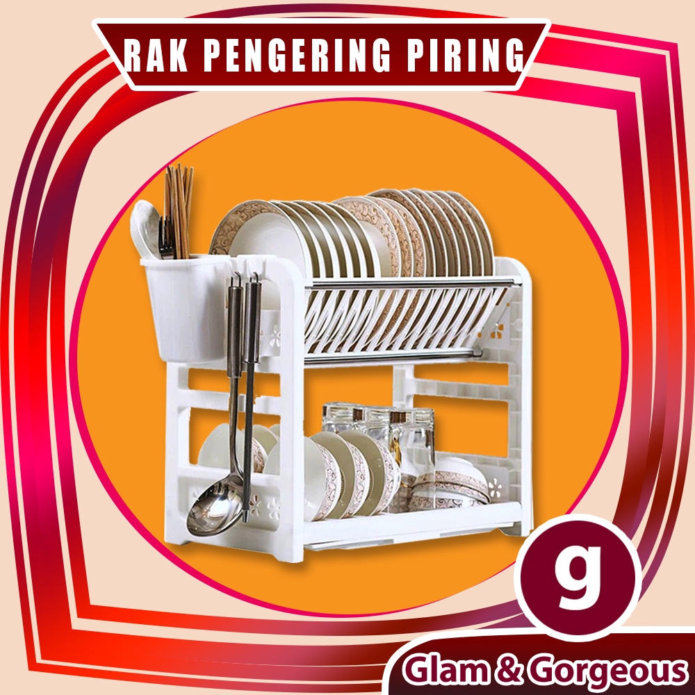 Rak Dapur Pengering Piring kokoh dan Tahan Lama - RD019